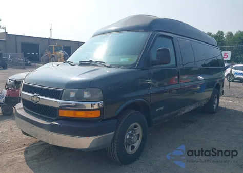 2005 Chevrolet Express G3500 z USA, uszkodzony, nr VIN 1GNHG39U651162990